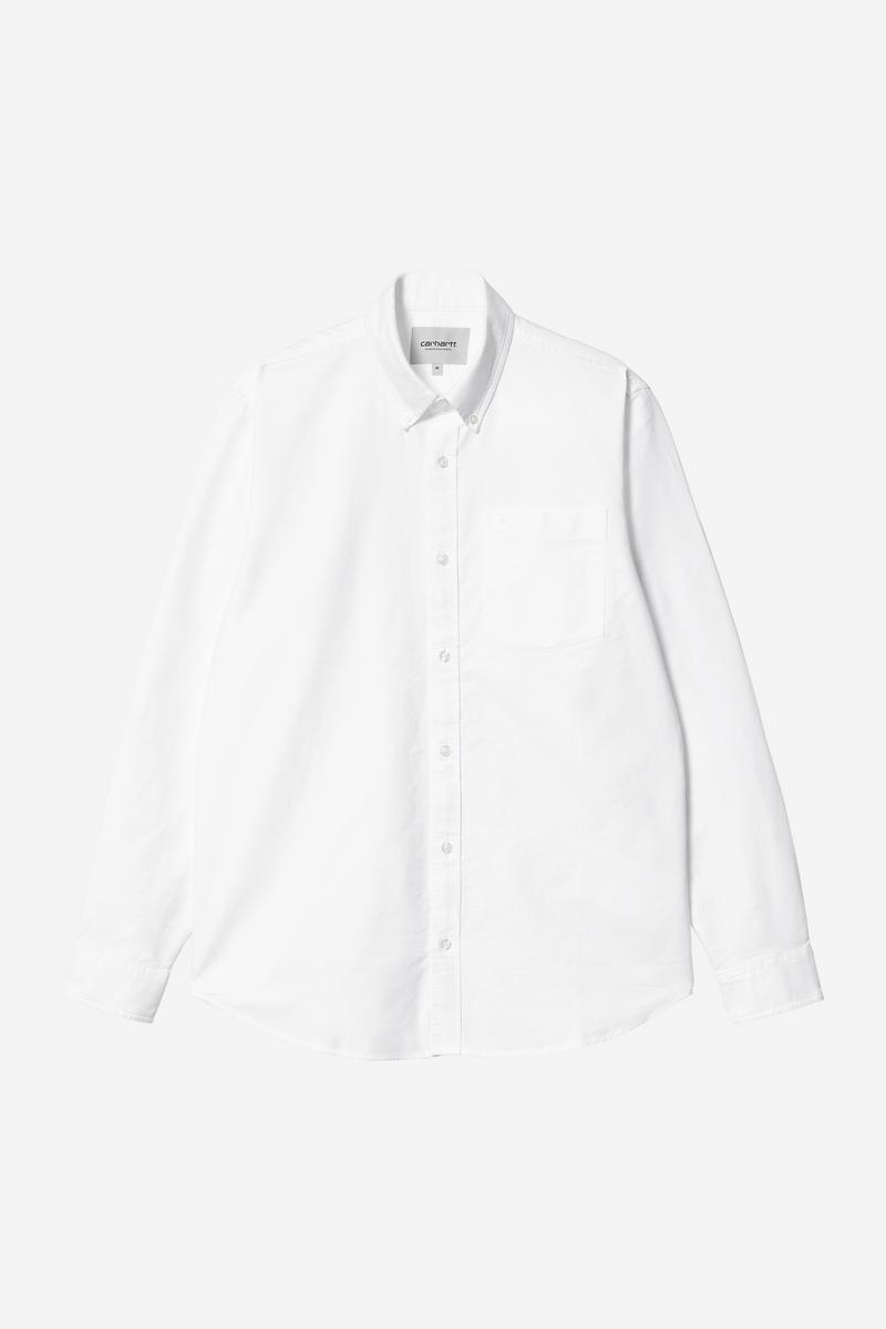 Carhartt L/S C-Logo Shirt - White / White