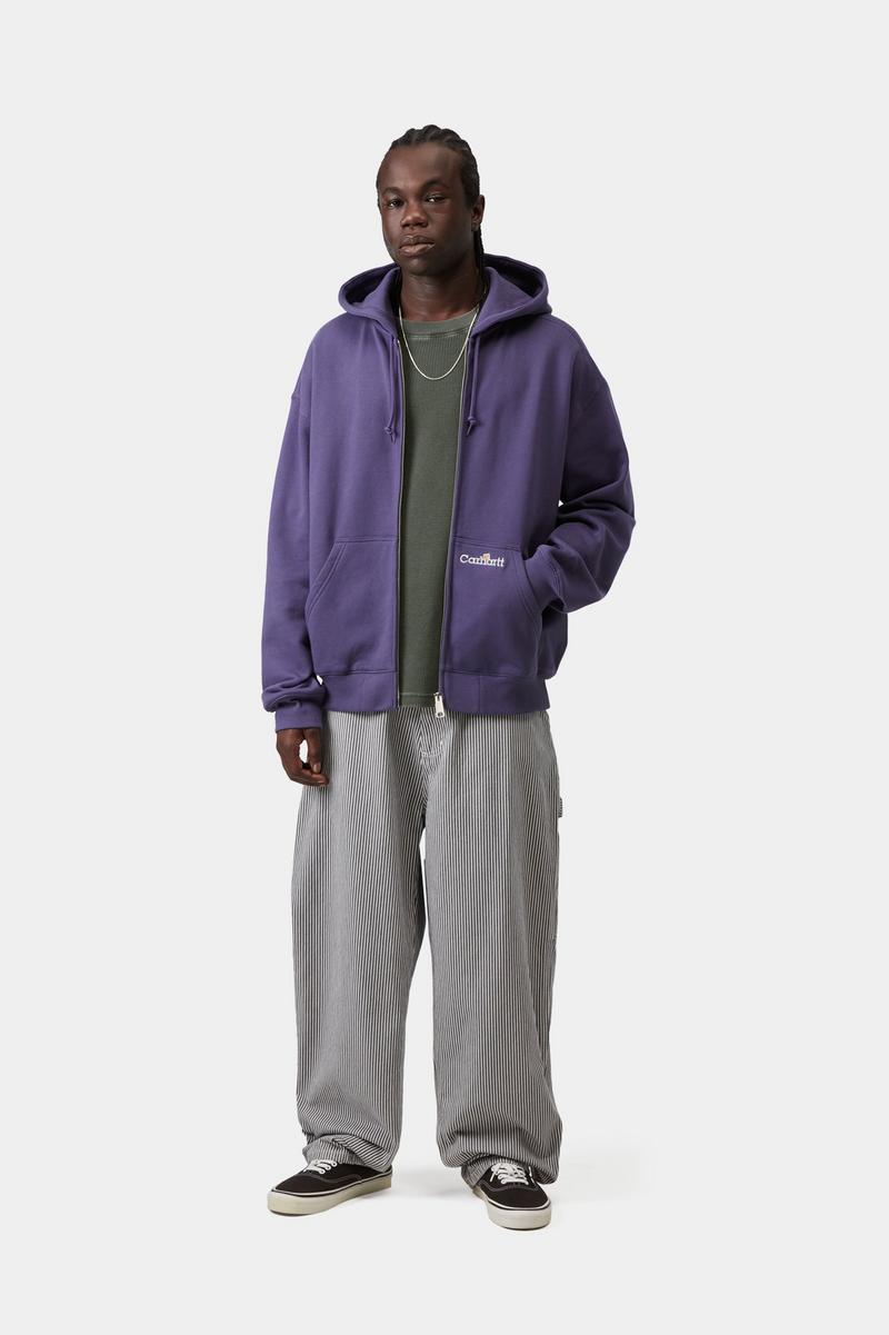 Carhartt Hooded WIP Label Sweat Jacket - Calla