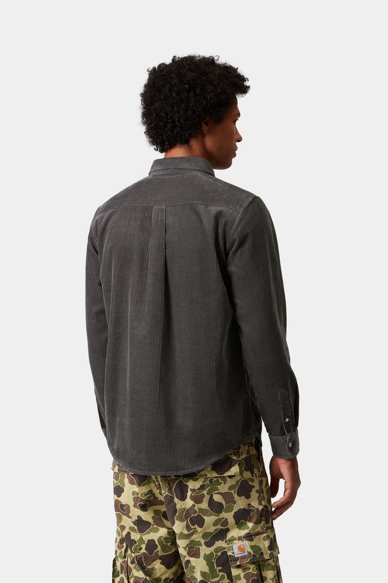 Carhartt L/S Madison Cord Shirt - Graphite / Graphite