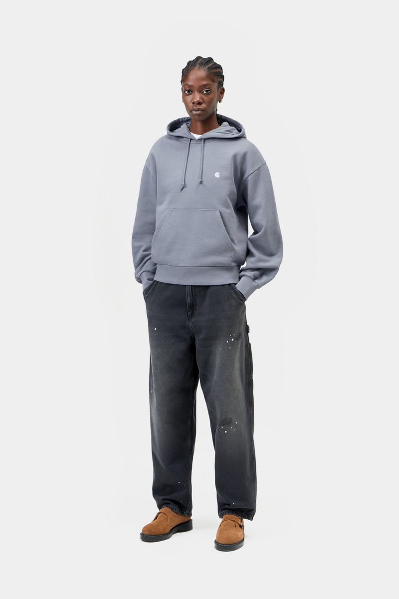 Carhartt Hooded Casey Sweatshirt - Shady Blue / Silver