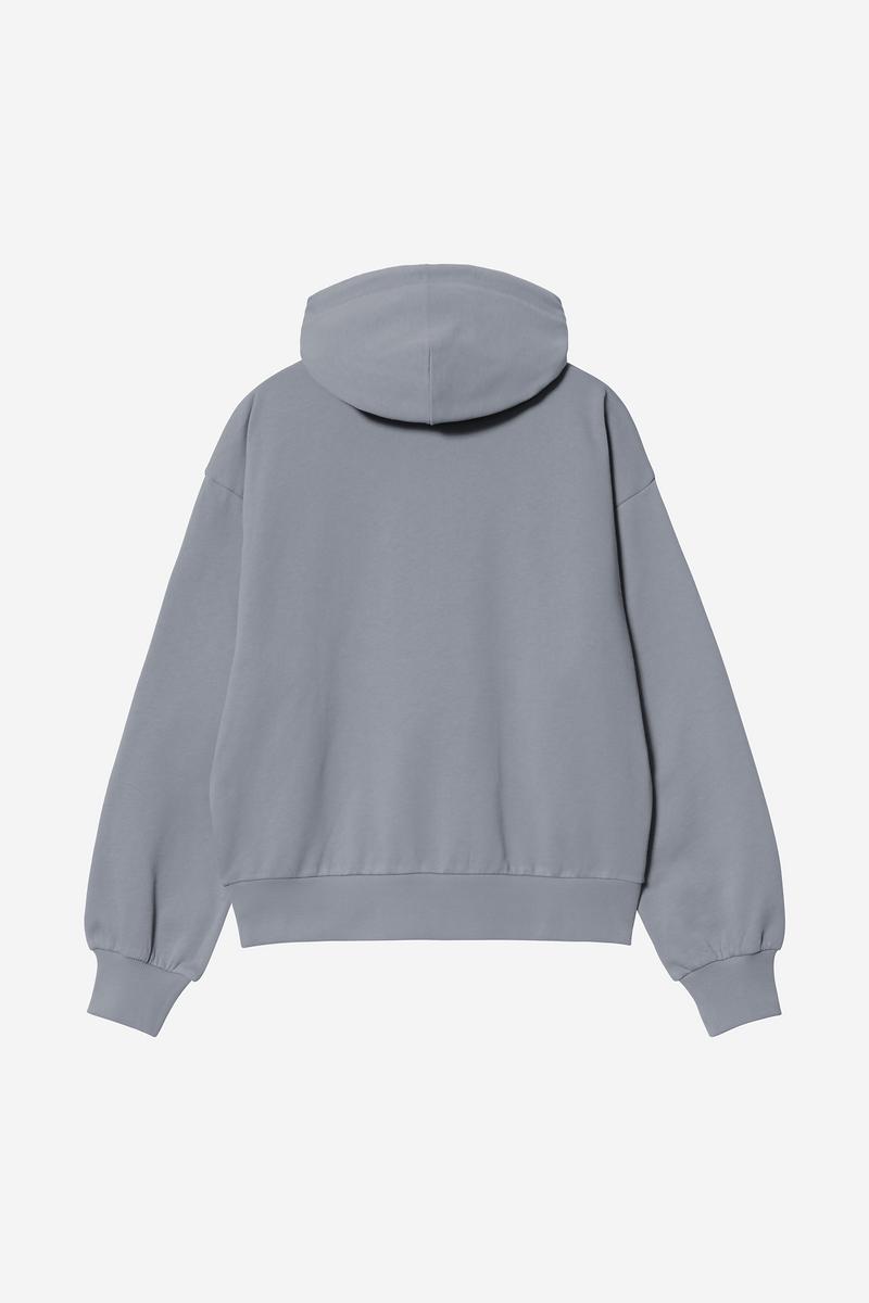 Carhartt Hooded Casey Sweatshirt - Shady Blue / Silver