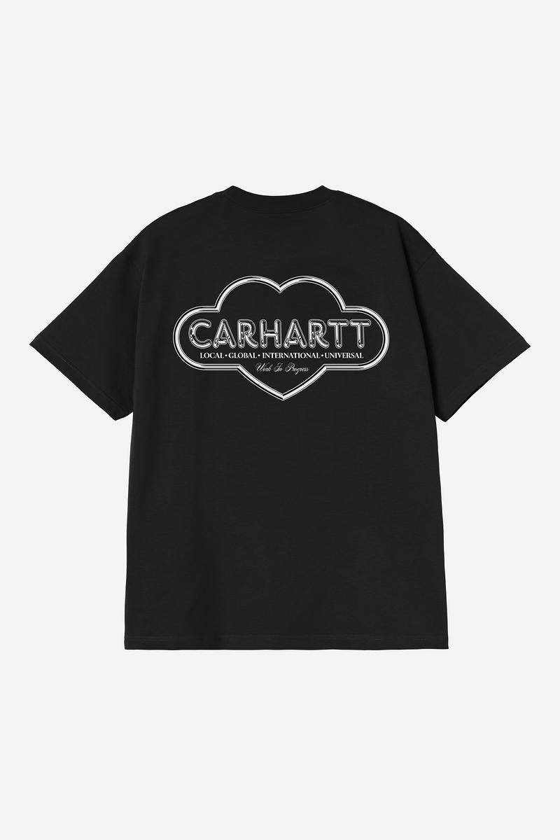 Carhartt S/S Cloud Heart T-Shirt - Black
