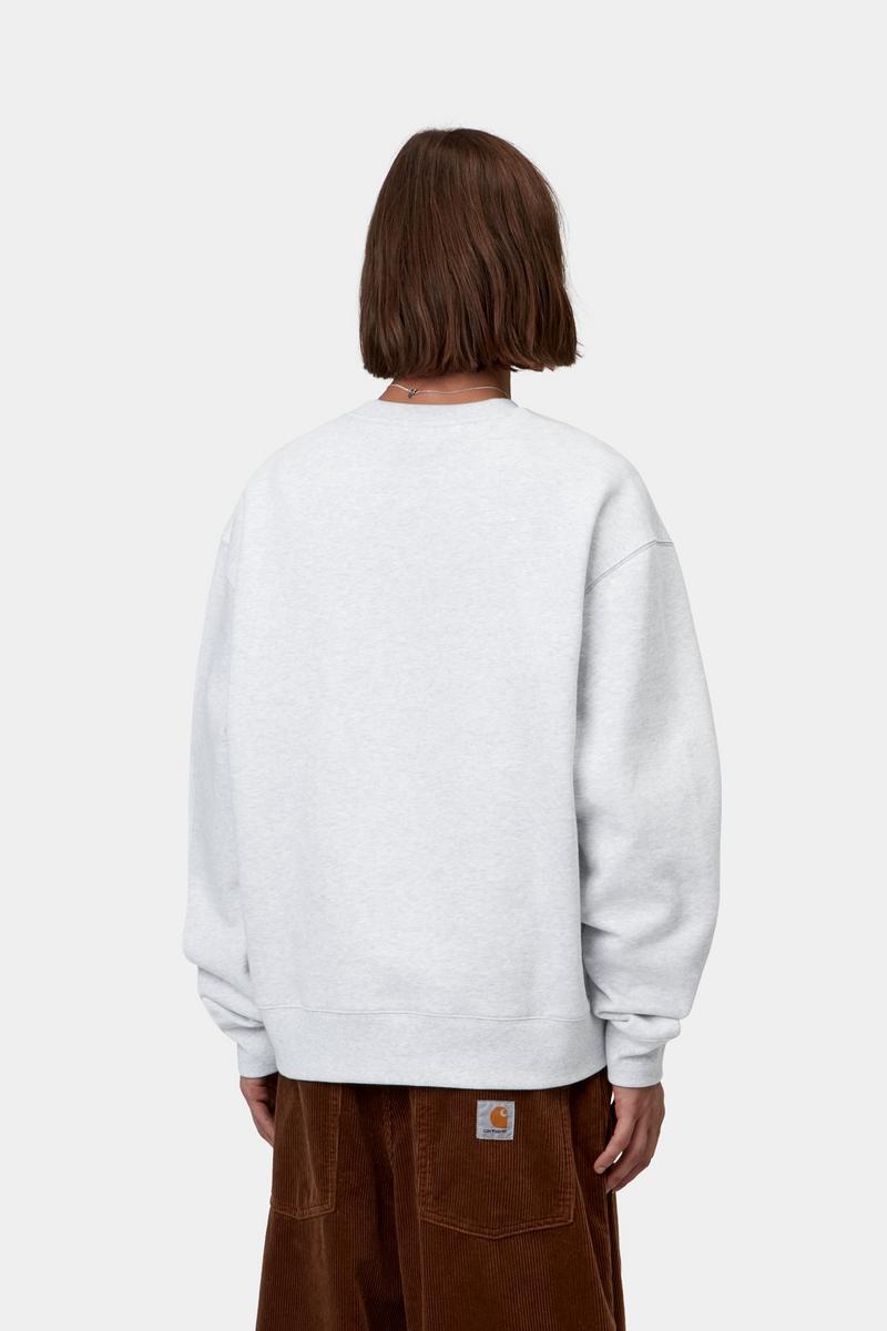 Carhartt Mack Sweat - Ash Heather / Black