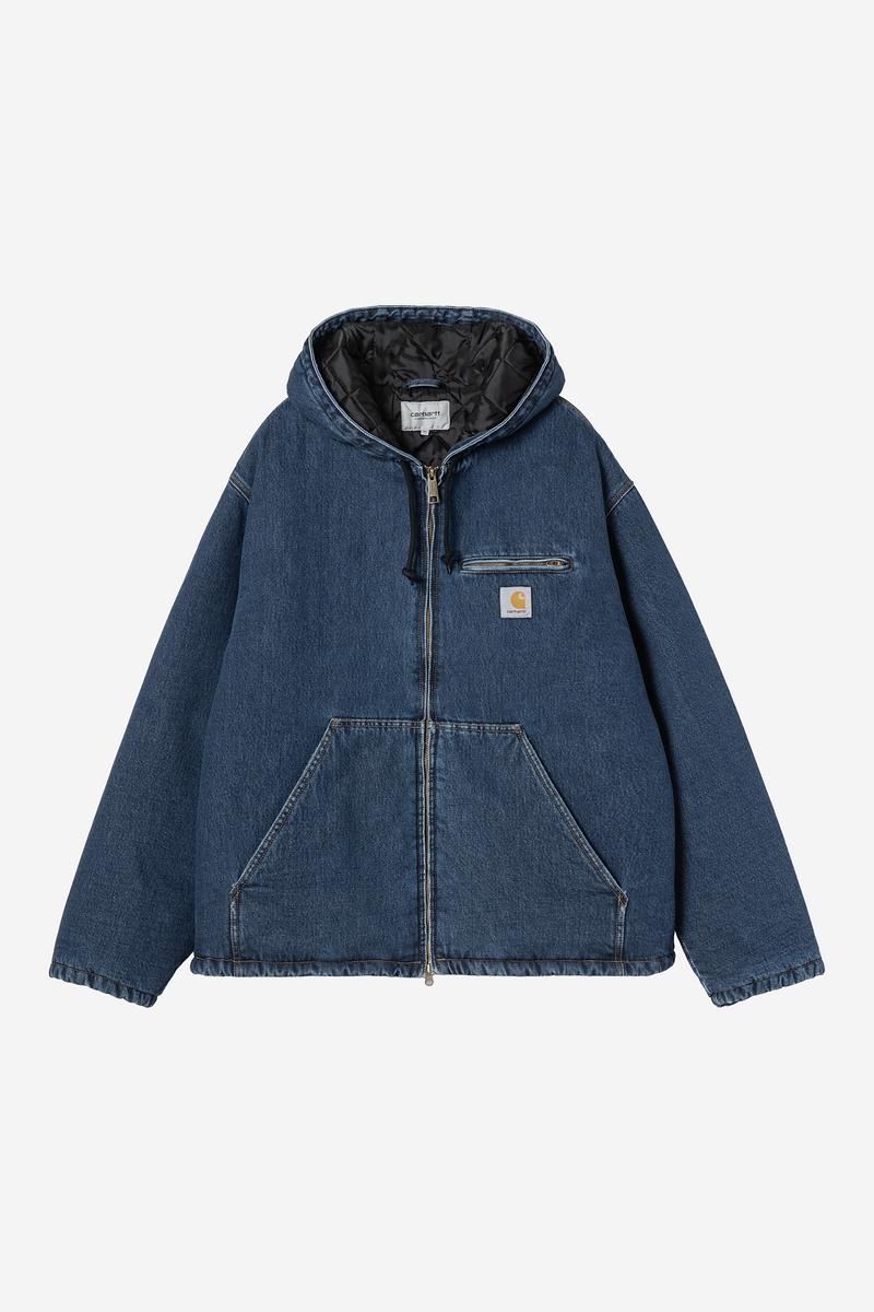 Carhartt Cleveland Jacket - Blue, Stone washed