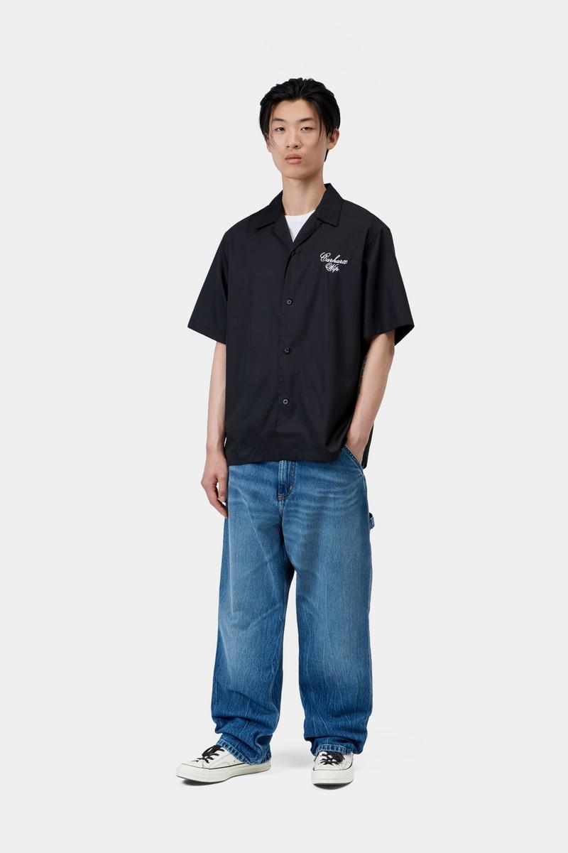 Carhartt S/S Travon Shirt - Black / Wax