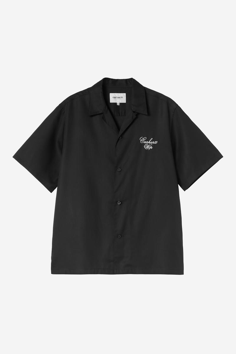 Carhartt S/S Travon Shirt - Black / Wax