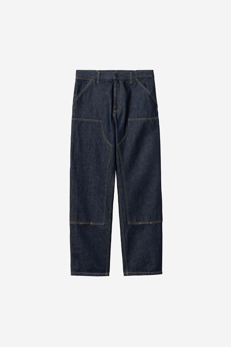 Carhartt Double Knee Pant - Blue, Rinsed