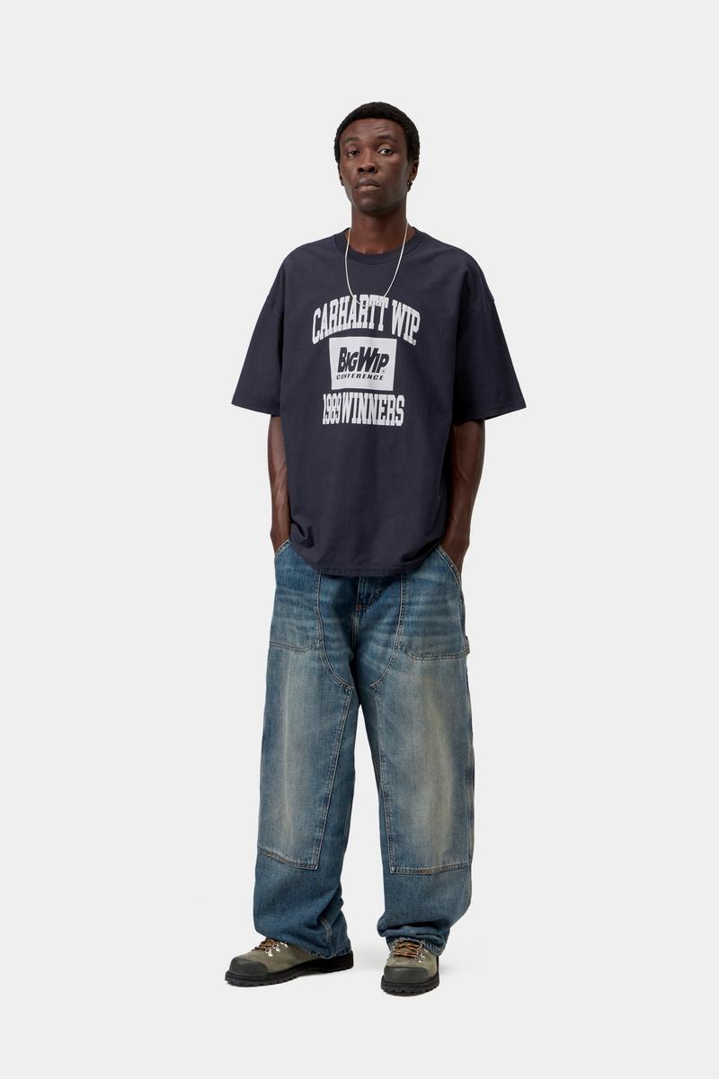 Carhartt S/S 1989 Winners T-Shirt - Dark Navy, Heavy stone wash
