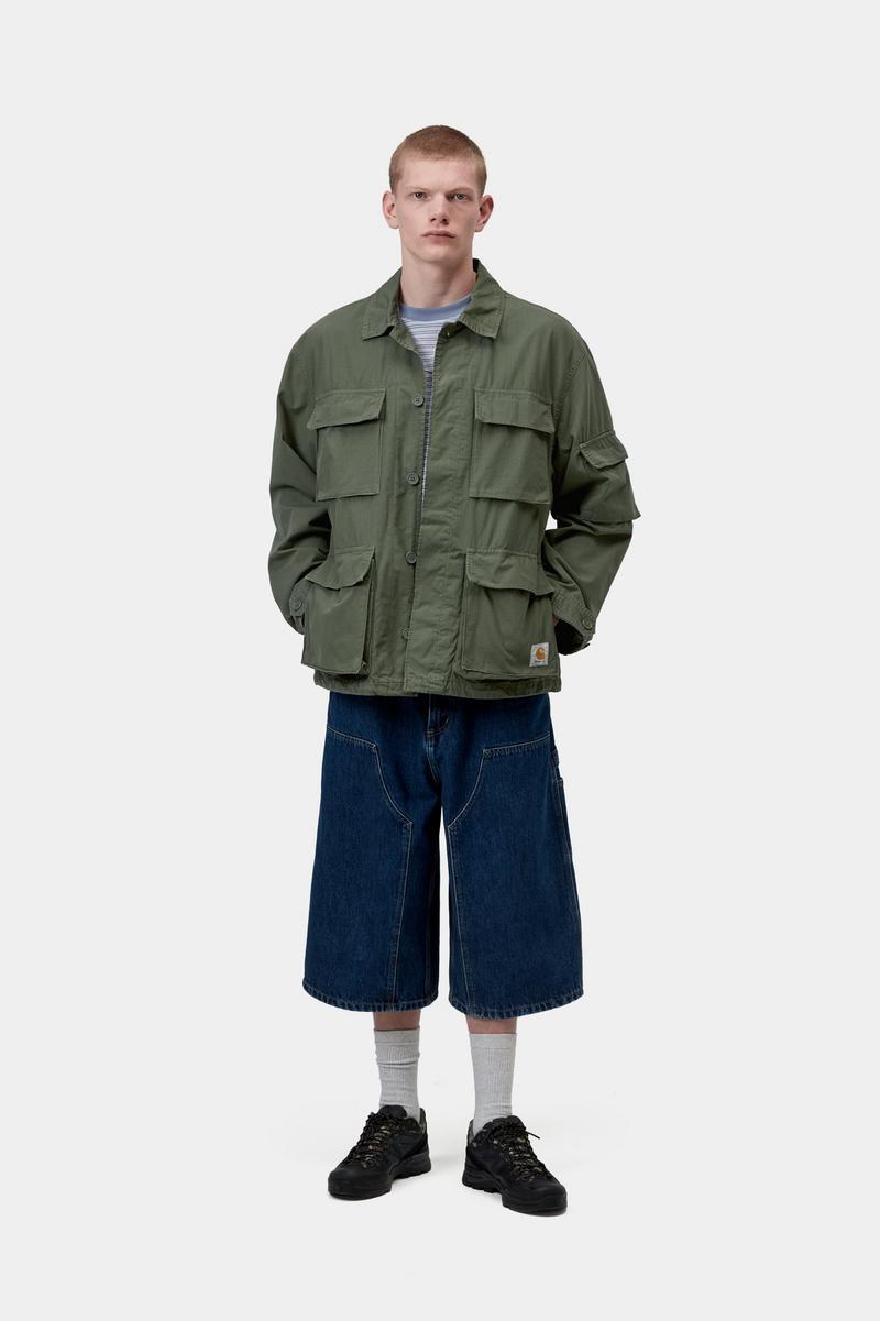 Carhartt Mandelson Jacket - Leaf, Garment dyed