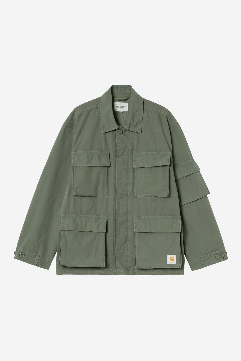 Carhartt Mandelson Jacket - Leaf, Garment dyed