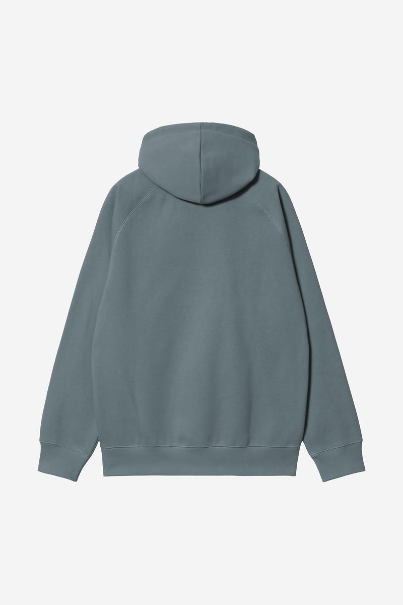 Carhartt Hooded Chase Sweatshirt - Cozy Blue / Gold