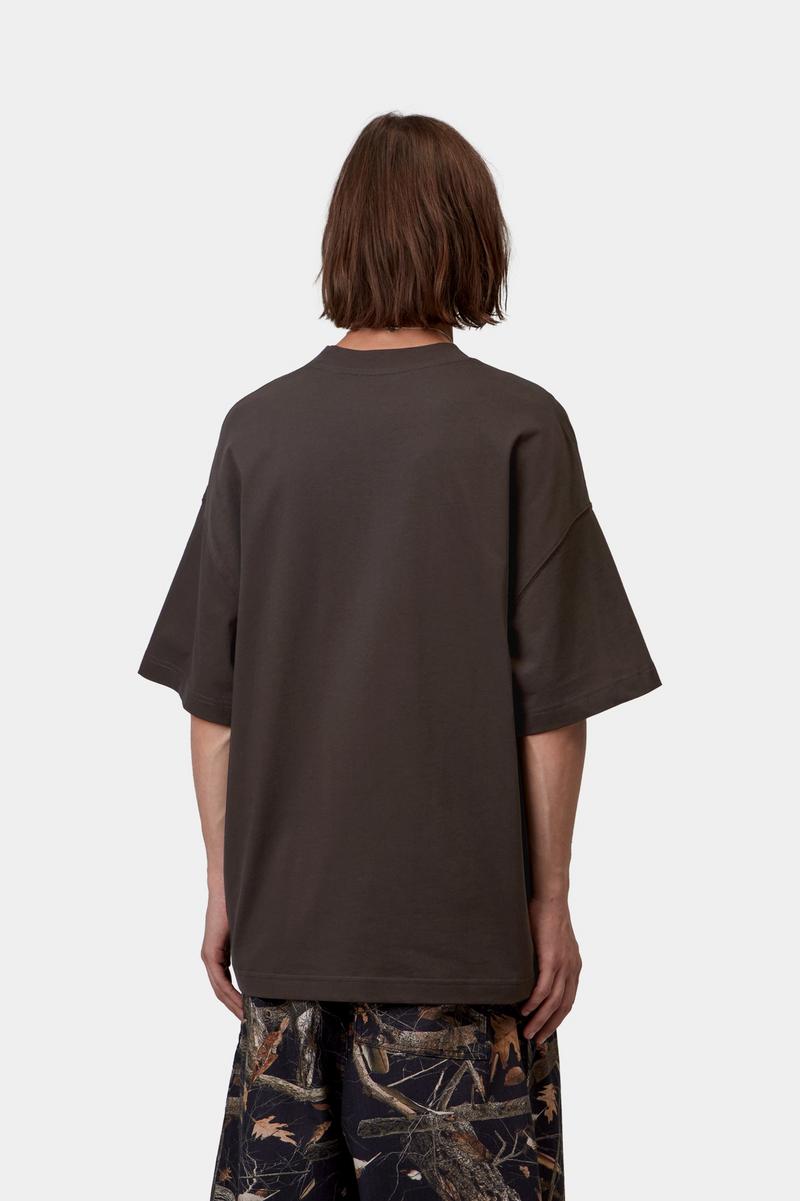 Carhartt S/S Magazine Script T-Shirt - Tobacco / White