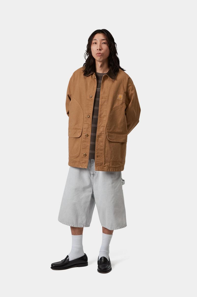 Carhartt Prescott Coat - Hamilton Brown / Tobacco, Garment dyed