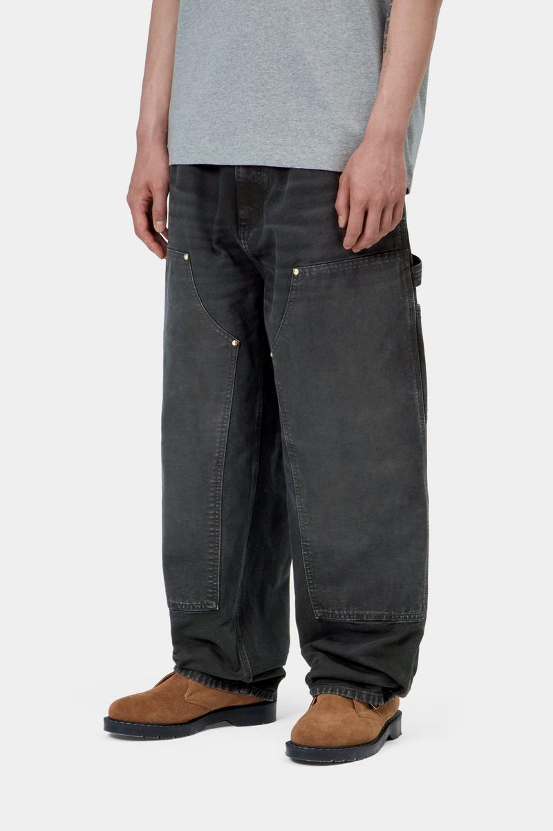 Carhartt OG Double Knee Pant - Black, Destroy wash
