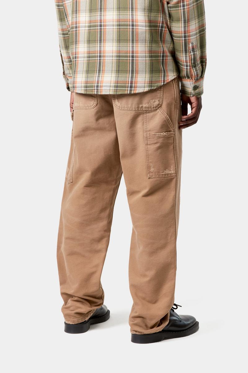 Carhartt Double Knee Pant - Hamilton Brown, Grind wash