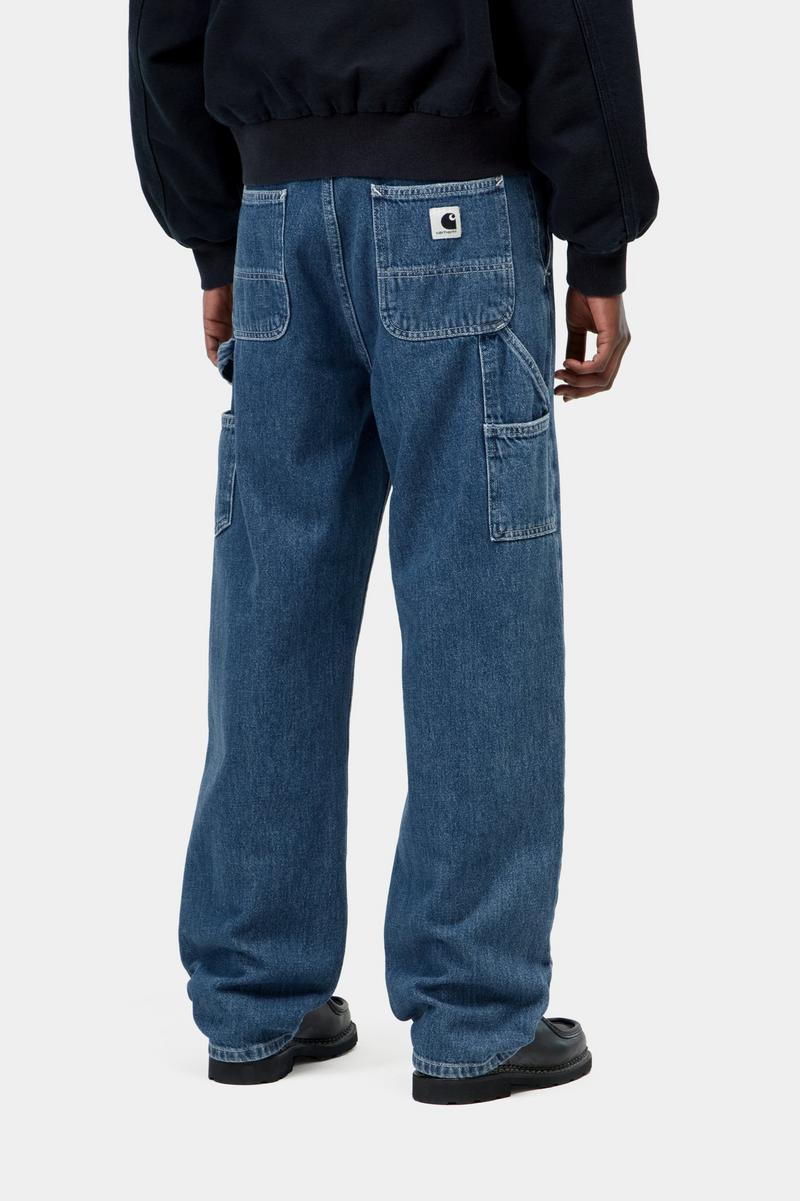Carhartt Pierce Pant Straight - Blue, Stone washed
