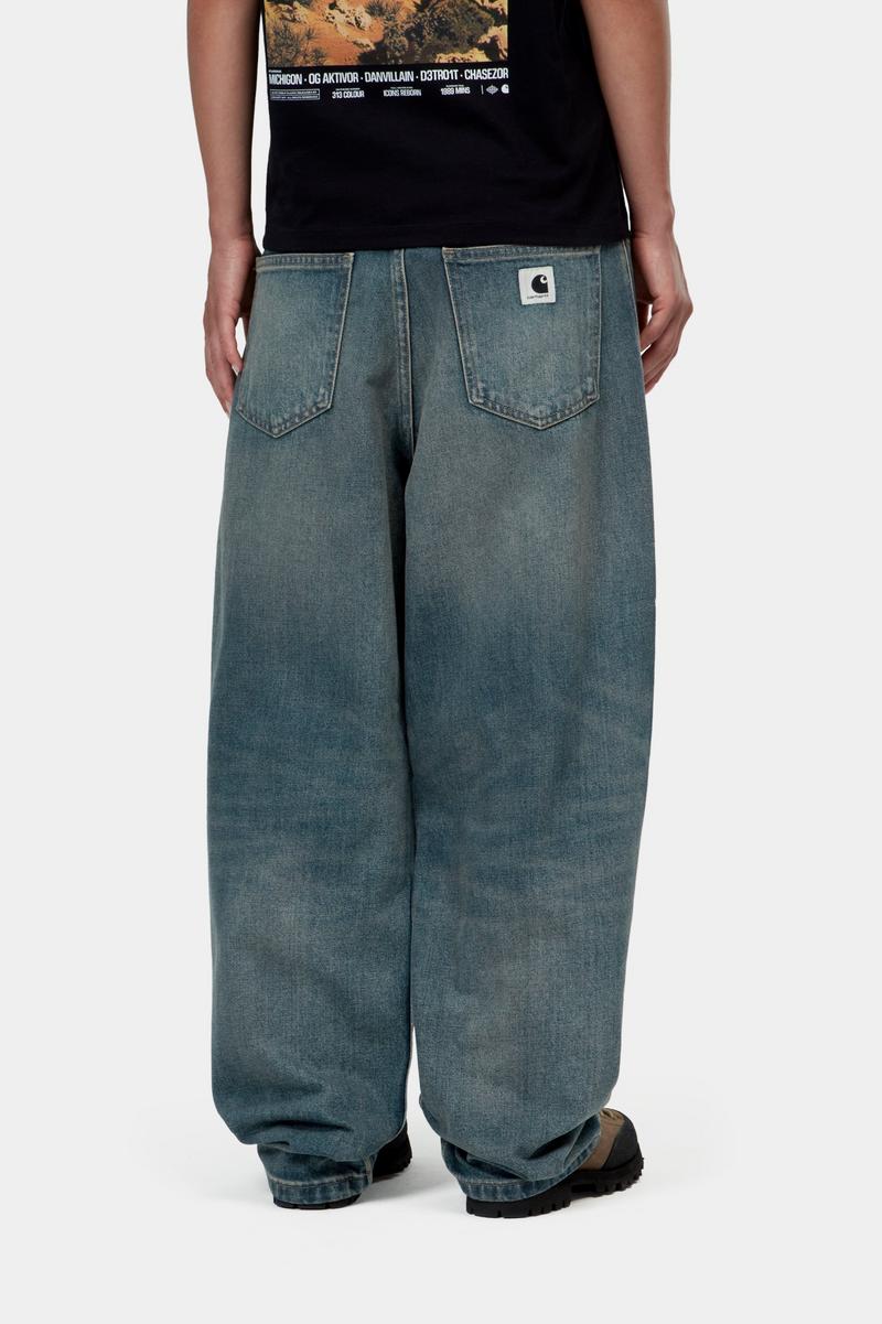 Carhartt Brandon Pant - Blue, Worn used wash