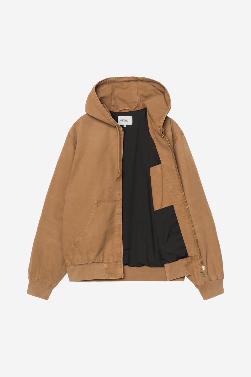 Carhartt OG Active Jacket - Hamilton Brown, Stone canvas