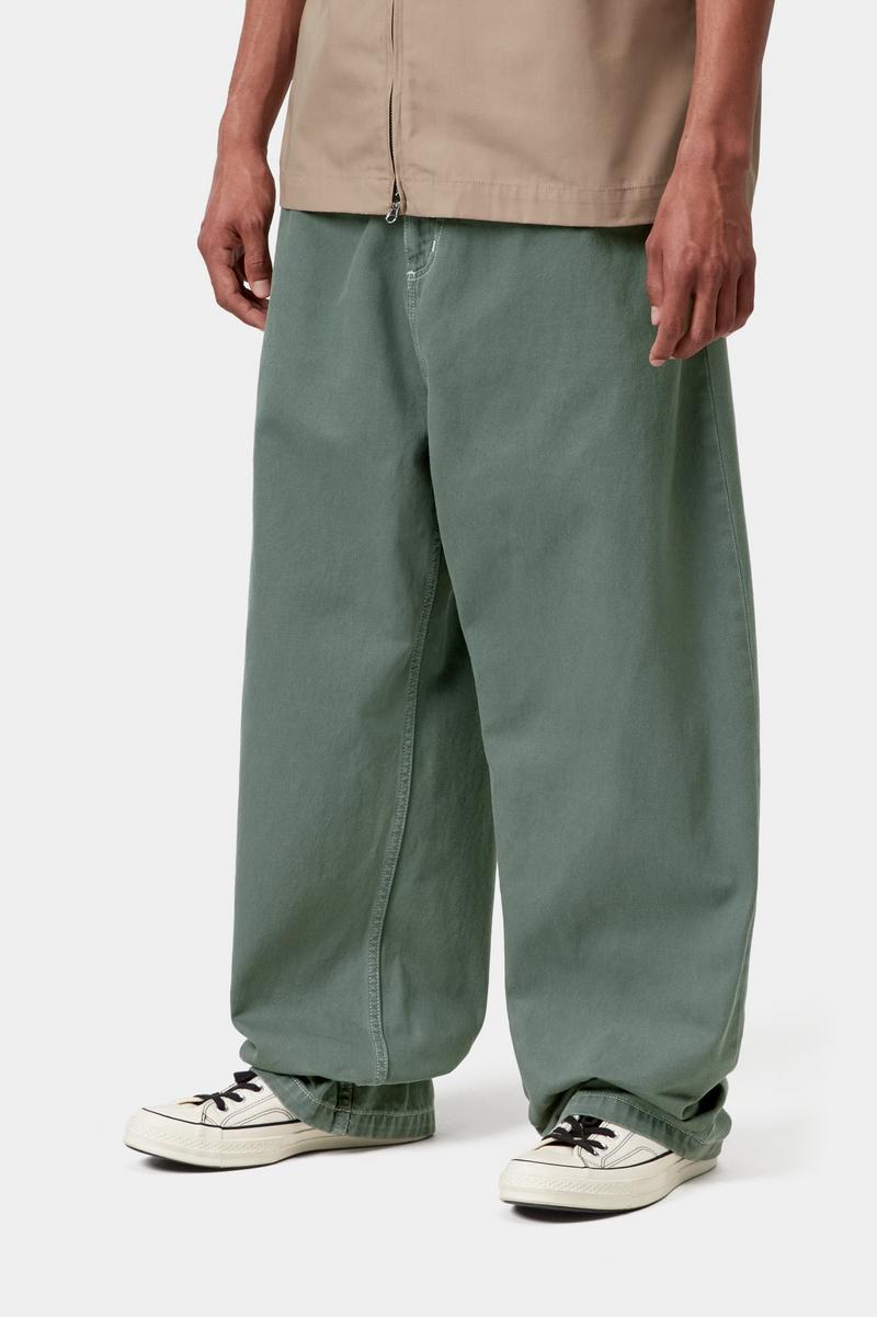 Carhartt Brandon Pant - Velvet Green, Stone dyed