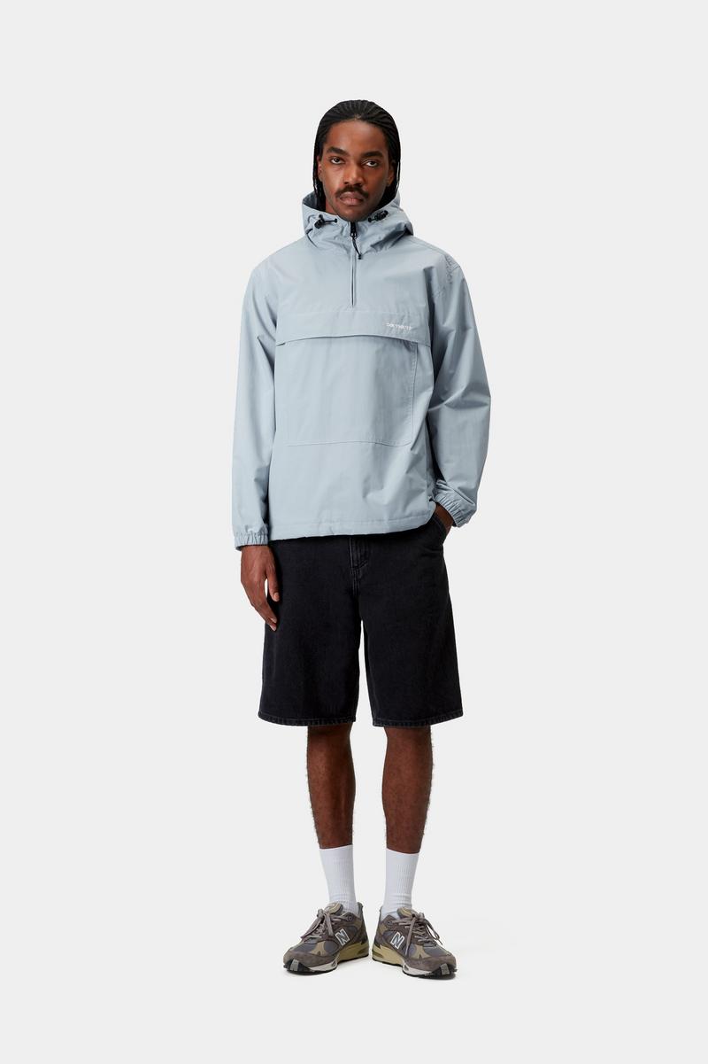 Carhartt Windbreaker Pullover (Summer) - Frosted Blue / White