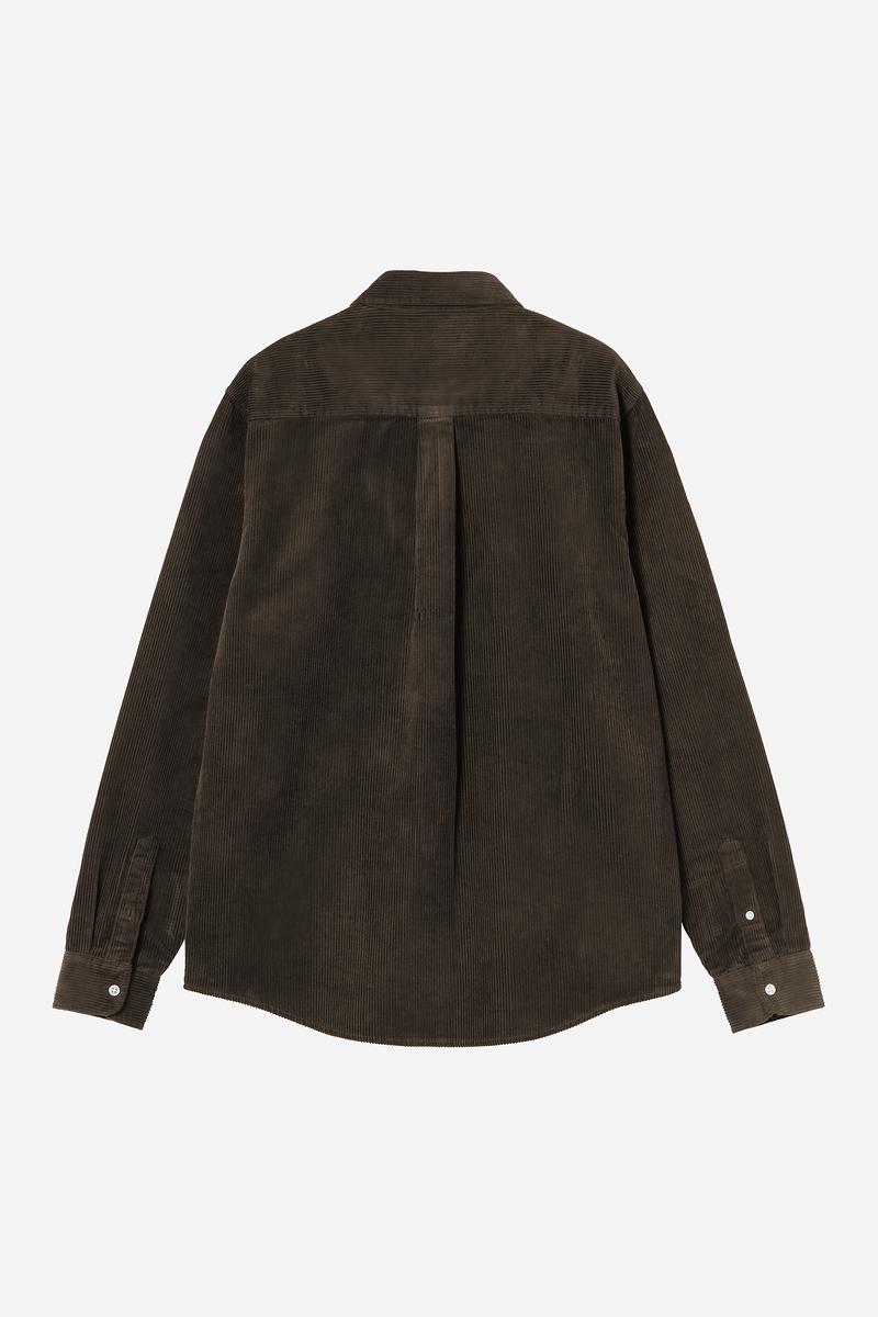 Carhartt L/S Madison Cord Shirt - Tobacco