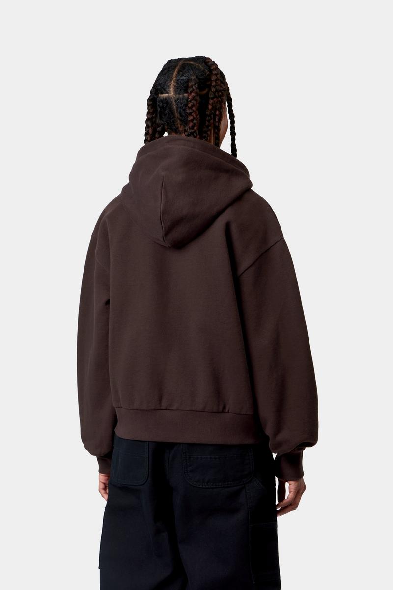 Carhartt Hooded Casey Jacket - Palisander / Silver
