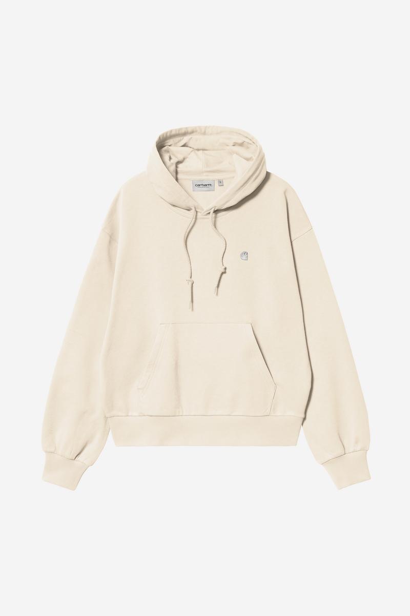 Carhartt Hooded Casey Sweatshirt - Natural / Silver