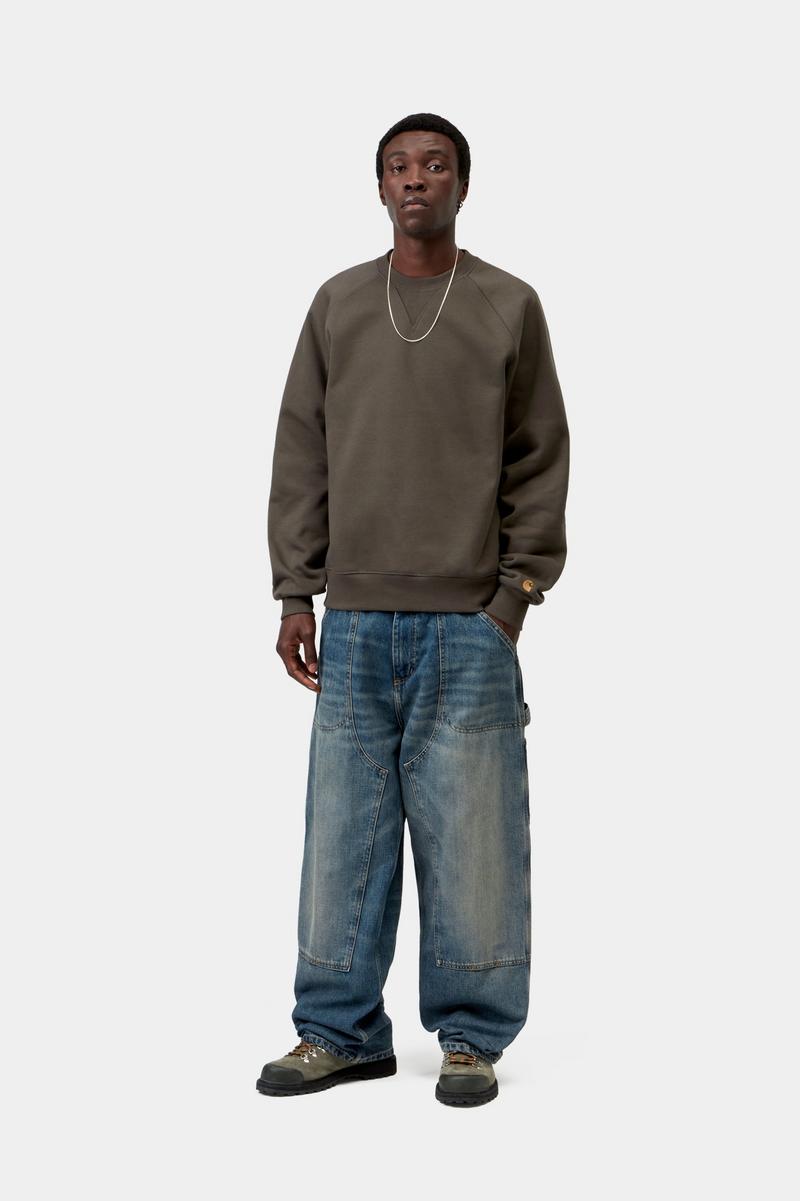 Carhartt Chase Sweatshirt - Shungite / Gold