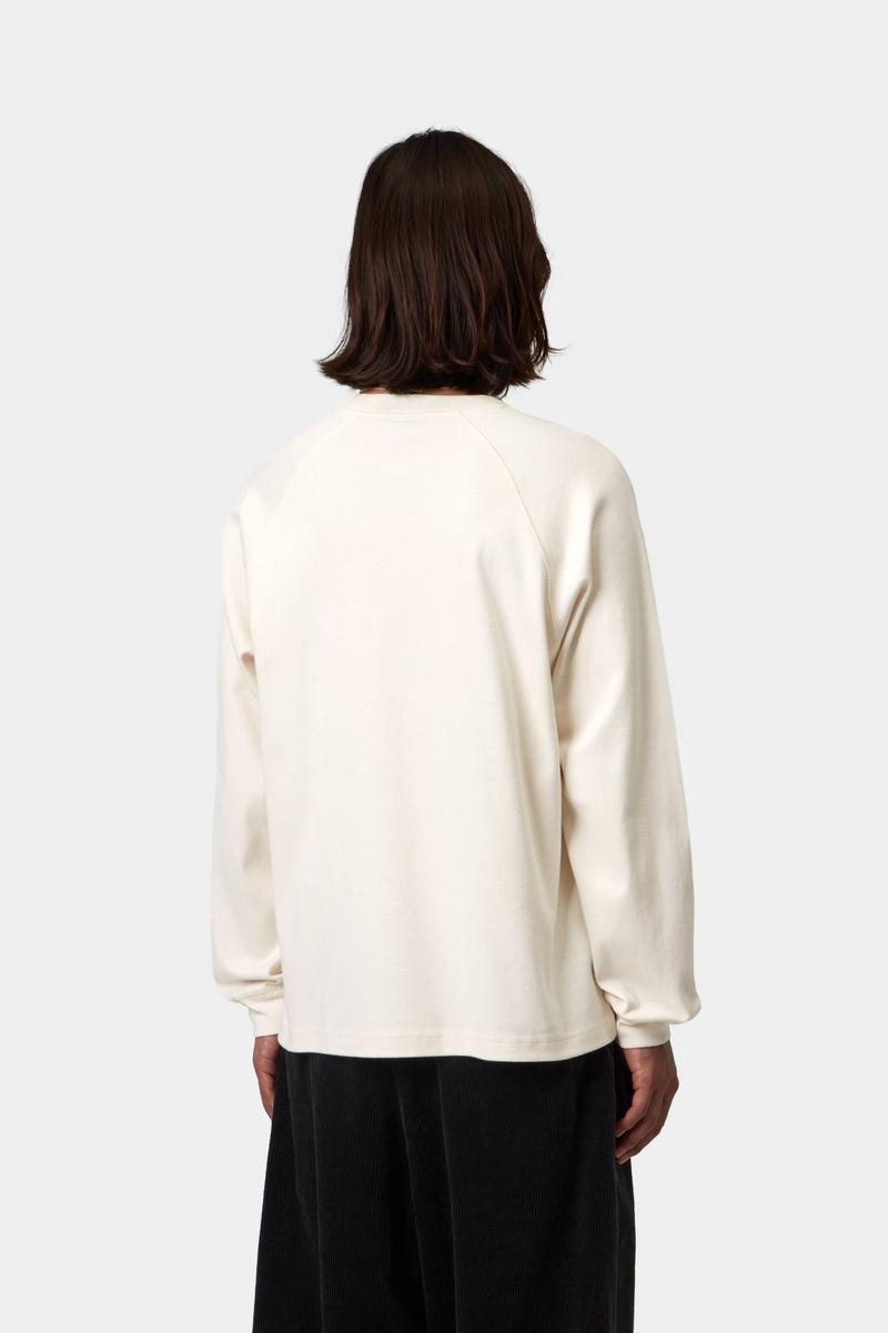 Carhartt L/S Signature Rib T-Shirt - Wax / Black