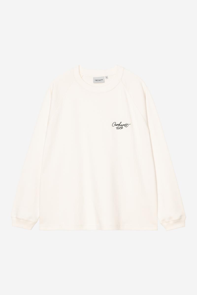 Carhartt L/S Signature Rib T-Shirt - Wax / Black