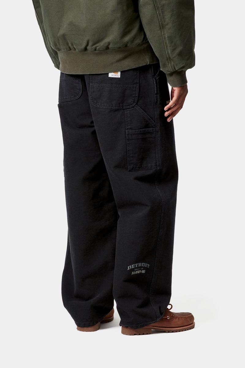 Carhartt OG Single Knee Graphic Pant - Black, Heavy stone wash