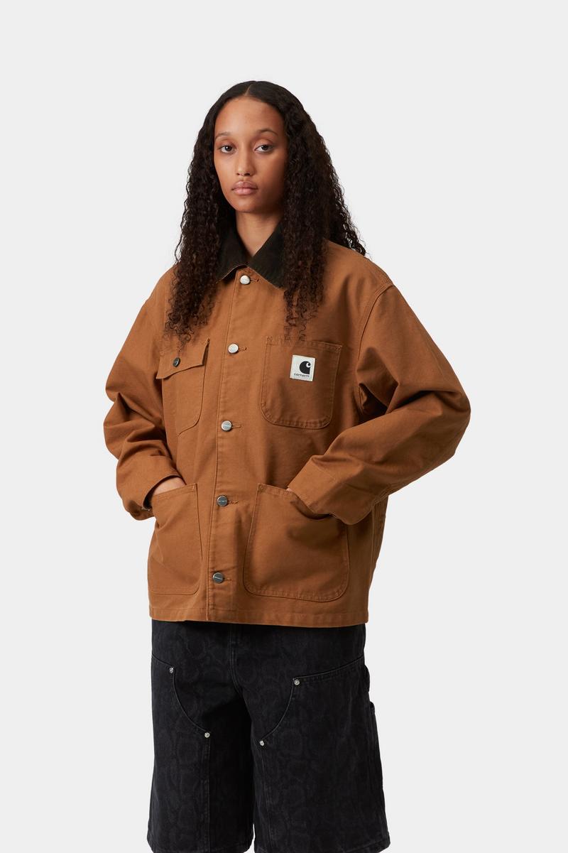 Carhartt OG Michigan Coat (Summer) - Hamilton Brown / Tobacco, Rinsed
