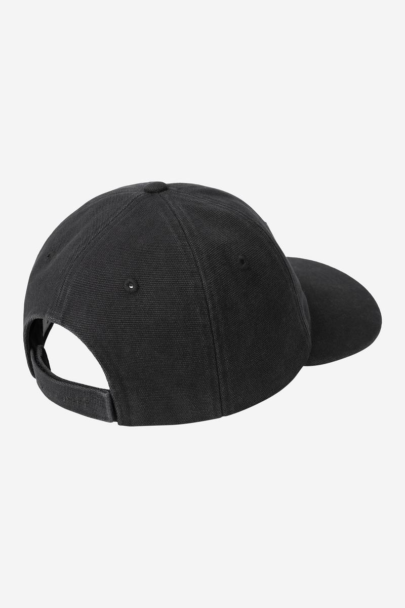 Carhartt Canvas Cap - Black, Stone washed