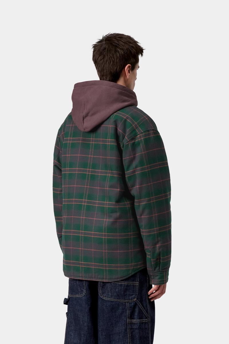 Carhartt Gargan Shirt Jac - Gargan Check, Dark Fir
