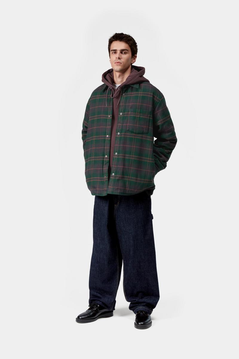 Carhartt Gargan Shirt Jac - Gargan Check, Dark Fir