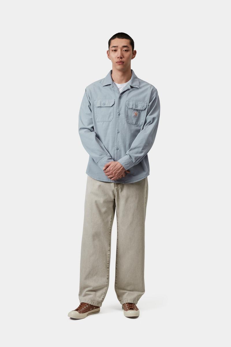 Carhartt L/S Kelsey Shirt - Mirror, Garment dyed