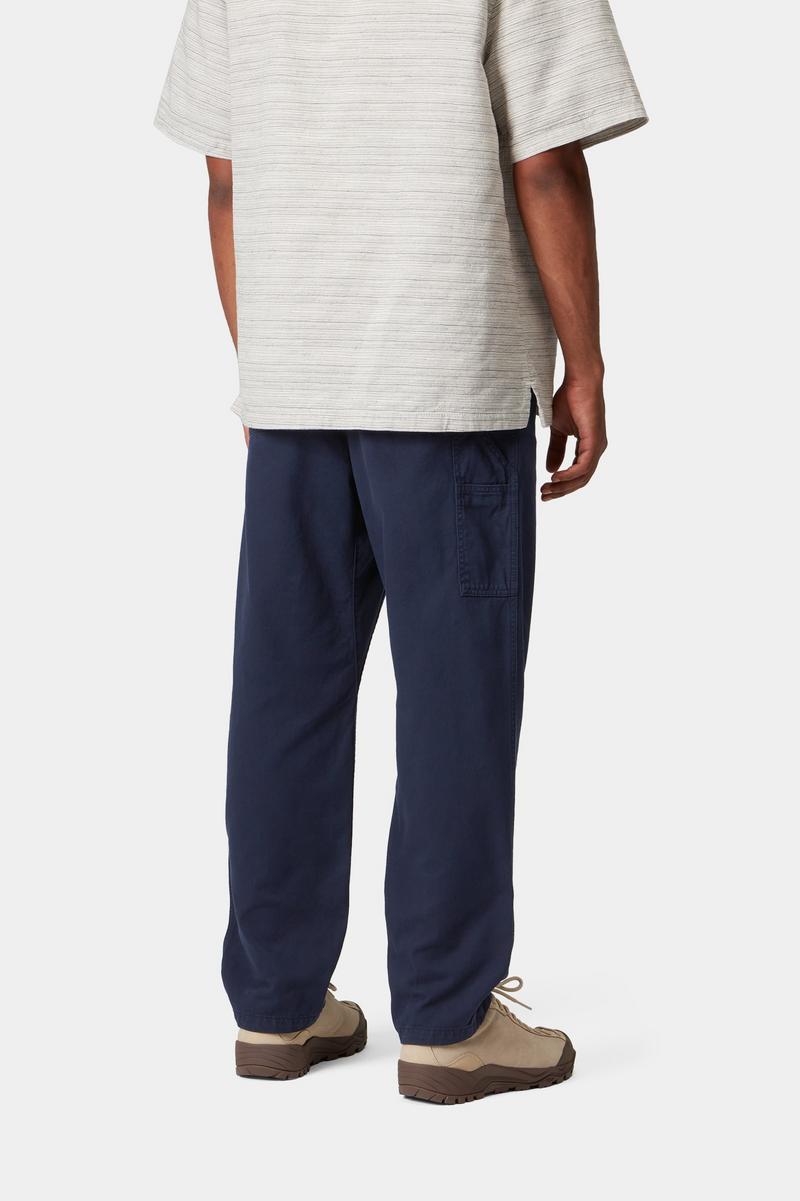 Carhartt Flint Pant - Dark Navy, Garment dyed