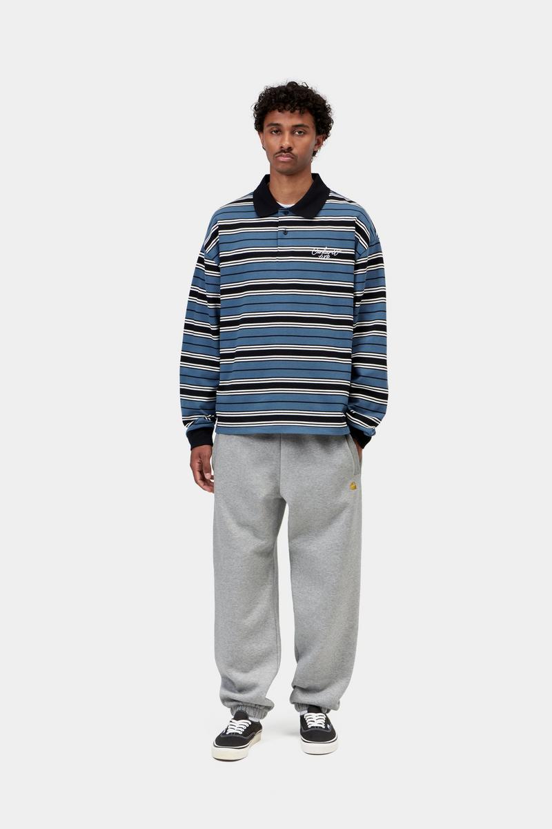 Carhartt Chase Sweat Pant - Grey Heather / Gold
