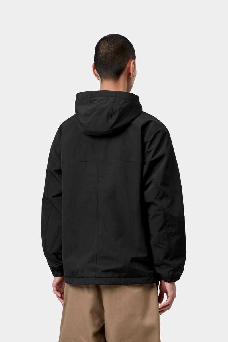 Carhartt Windbreaker Pullover (Winter) - Black / White