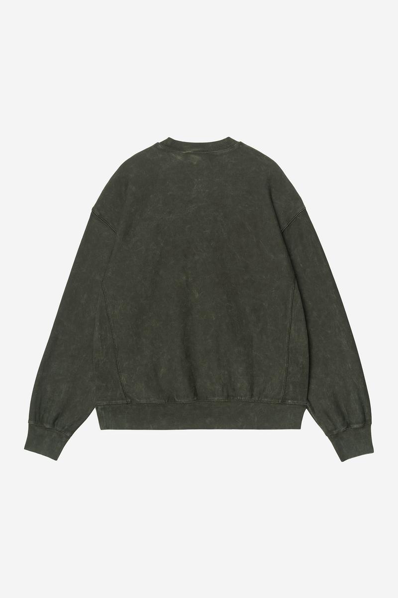 Carhartt Lambert Sweat - Raven, Moon wash