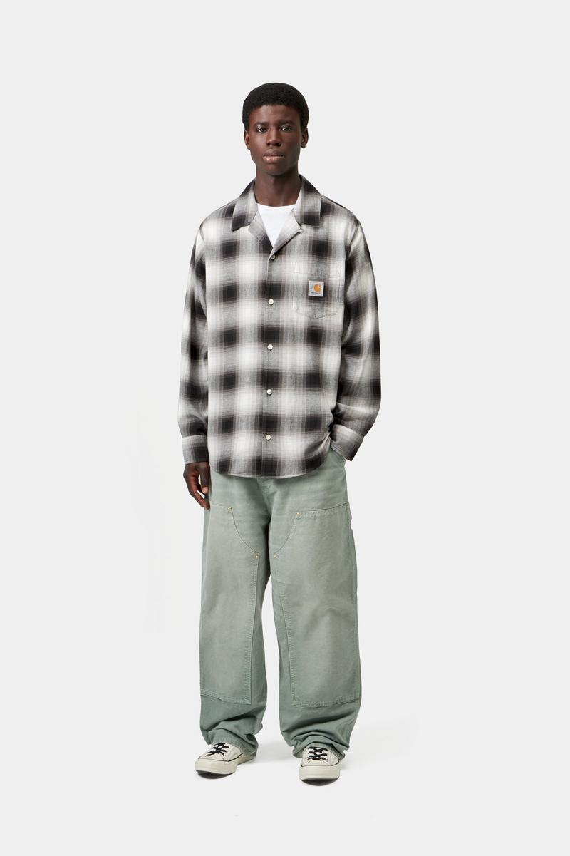 Carhartt L/S Tyers Shirt - Tyers Check, Black