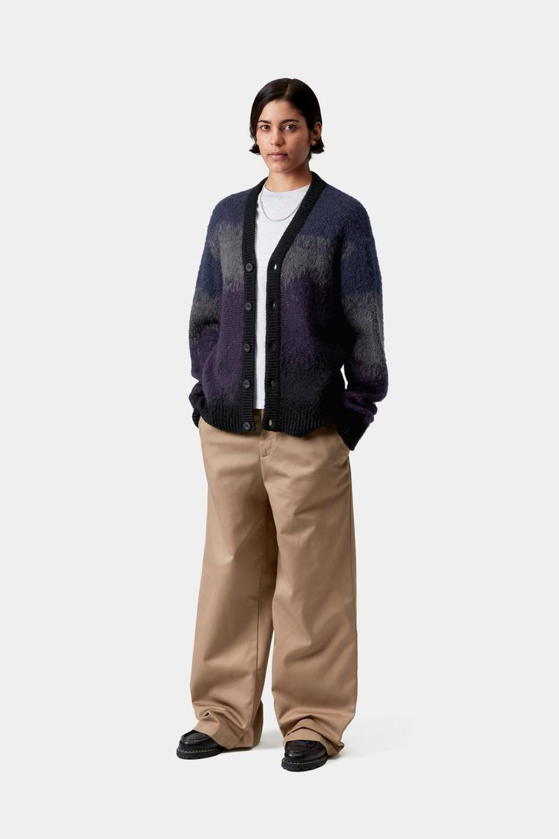 Carhartt Tinley Cardigan - Tinley Stripe, Black