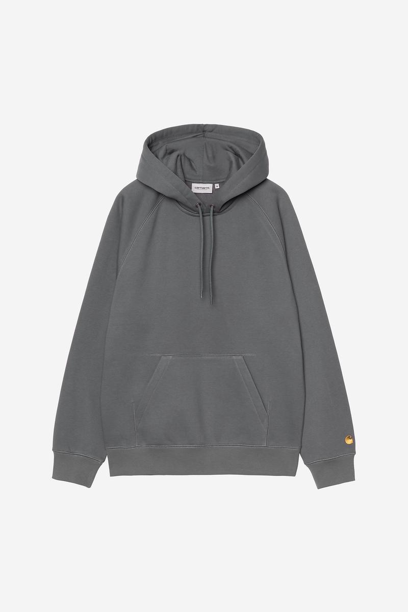 Carhartt Hooded Chase Sweatshirt - Styx / Gold