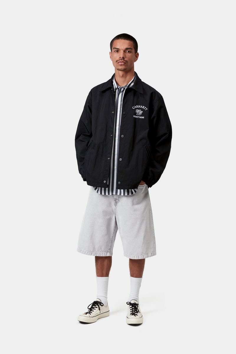 Carhartt Landon Short - Black, Chalk wash