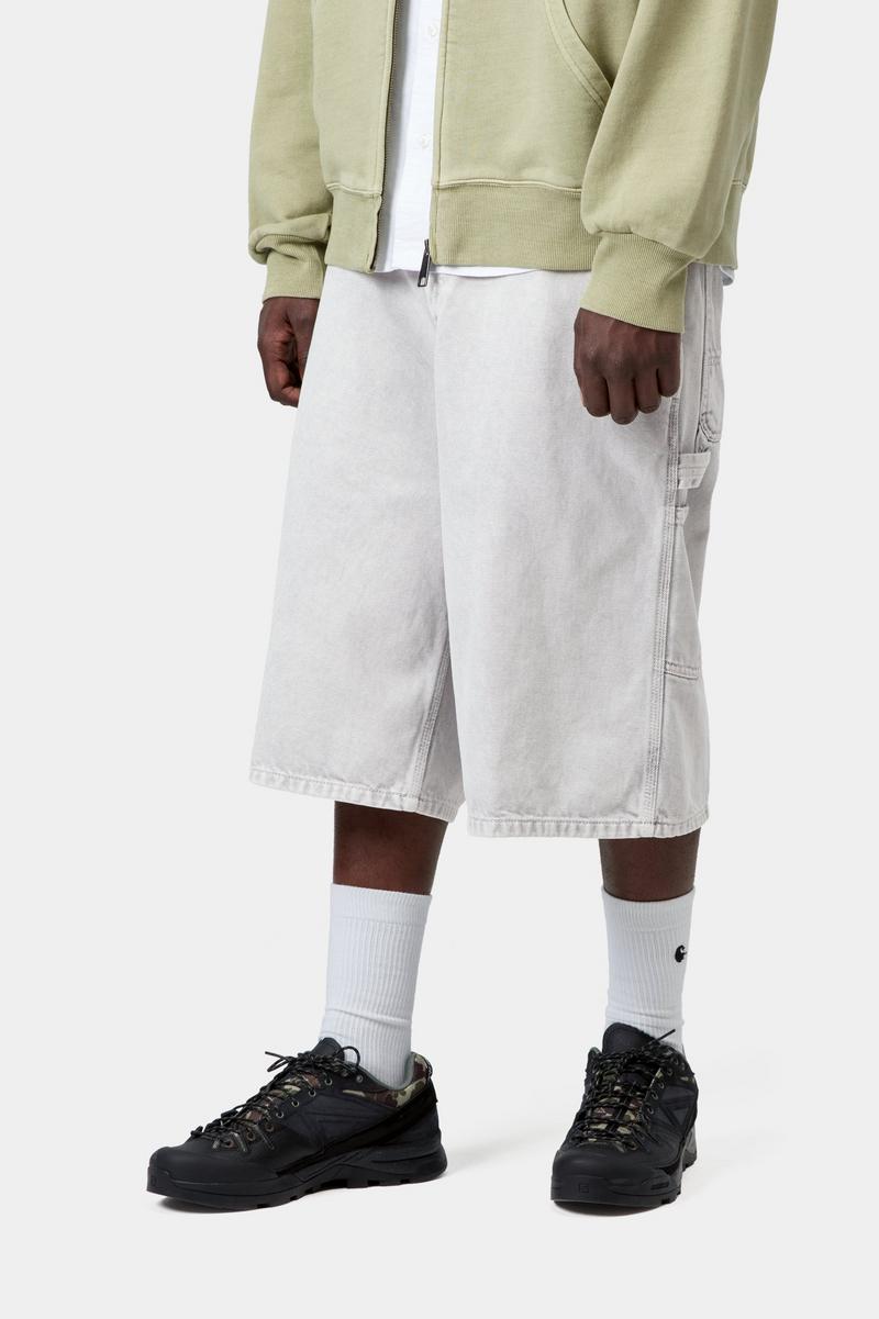 Carhartt OG Single Knee Short - Black, Chalk wash