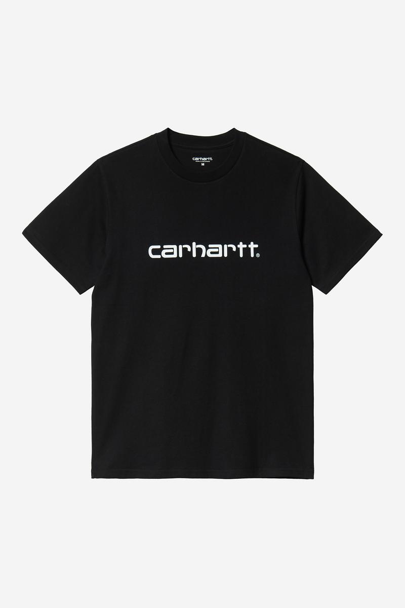 Carhartt S/S Script T-Shirt - Black / White