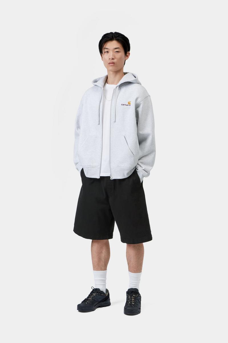 Carhartt Floyde Short - Black, Garment dyed
