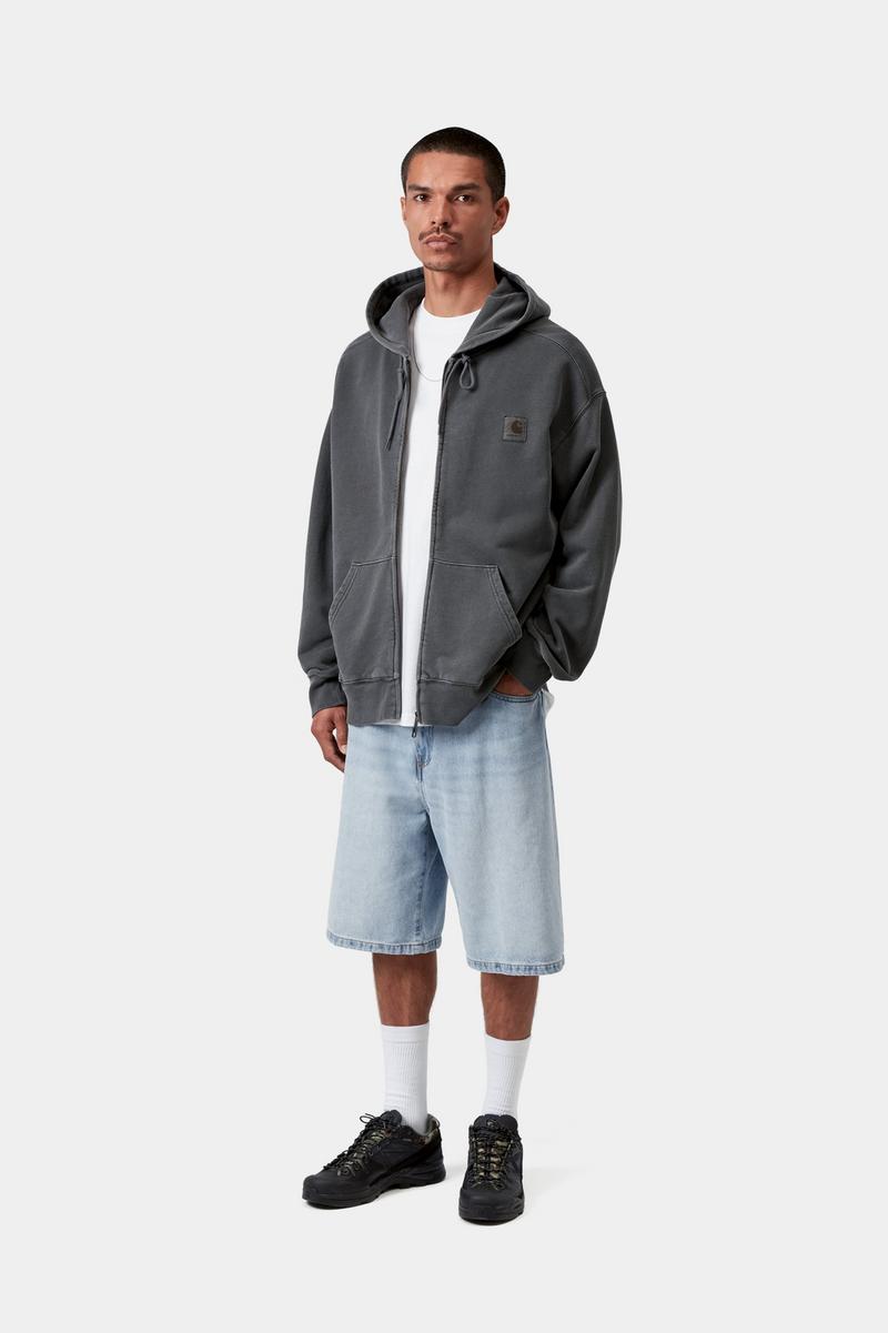 Carhartt Landon Short - Blue, Heavy worn bleached