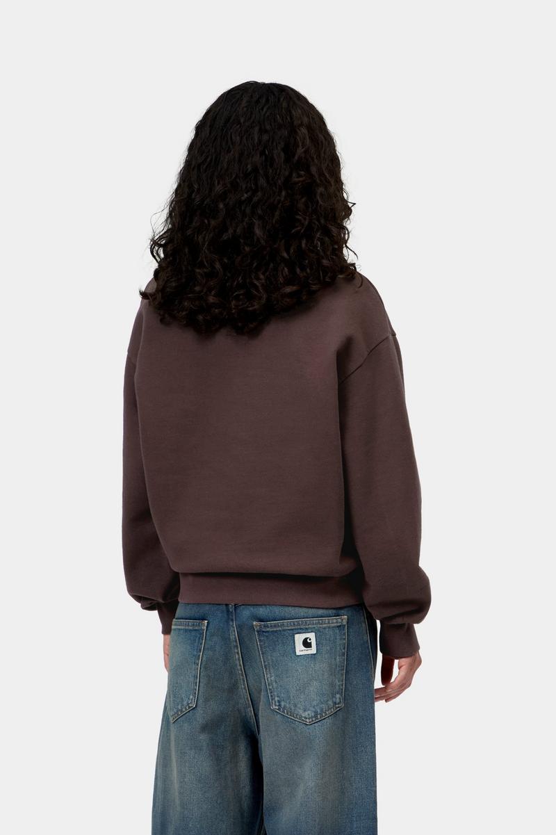 Carhartt Casey High Neck Sweatshirt - Palisander / Silver