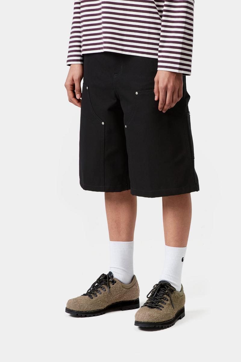 Carhartt Nixon Double Knee Short - Black, Rigid